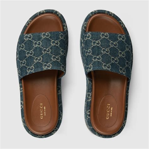 mule gucci bleu|vintage gucci mules.